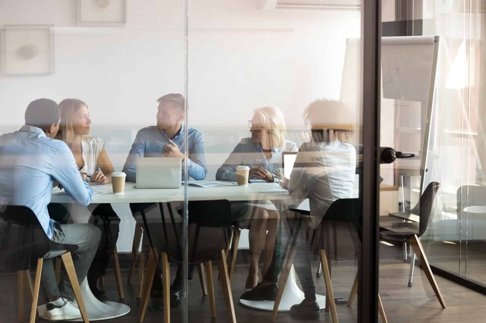 people in a meeting room